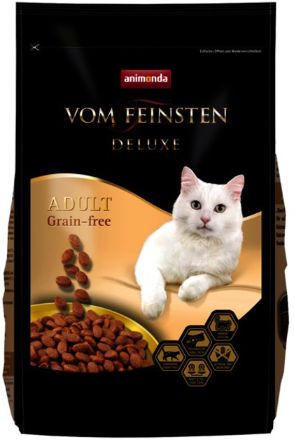 Сухий корм для котів ANIMONDA Vom Feinsten Deluxe Adult Grain-Free 1,75kg (4017721837798) - зображення 1