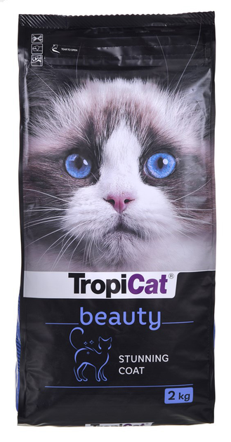 Sucha karma dla kotów TROPICAT Beauty Piękna sierść - 2 kg (5900469553053) - obraz 1