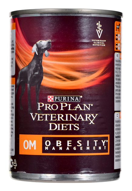 Mokra karma dla psów Purina Pro Plan Veterinary Diets OM Obesity Management Formula 400 g (7613035181496) - obraz 1