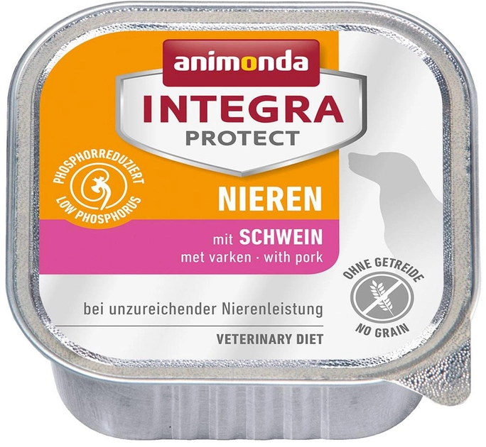 Вологий корм для собак Animonda Integra Protect Nieren свинина 150 г (4017721865340) - зображення 1