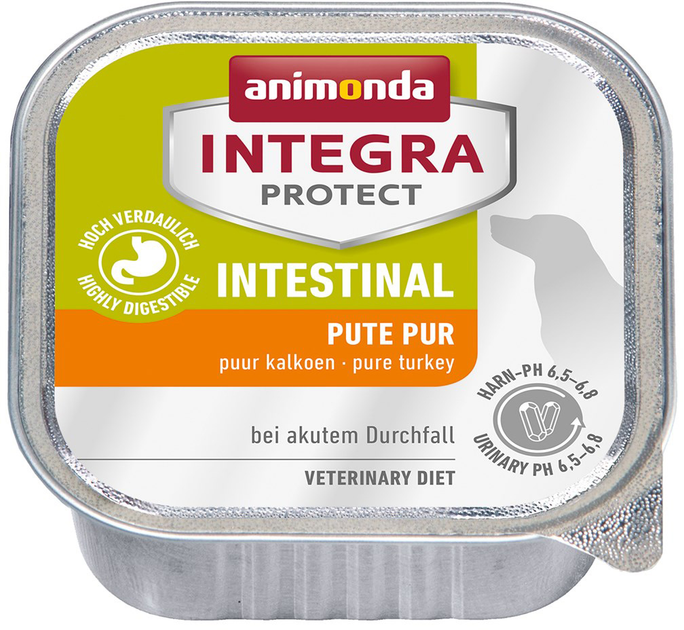 Mokra karma dla psów Animonda Integra Protect Intestinal indyk 150 g (4017721864138) - obraz 1