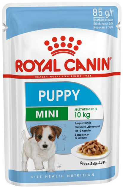 Mokra karma dla szczeniąt Royal Canin Mini Puppy 4 x 85 g (9003579021484) - obraz 1