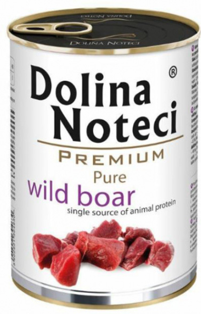 Mokra karma dla psów Dolina Noteci Premium z jeleniną 400 g (5902921304630) - obraz 1