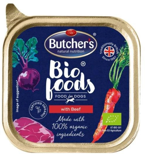 Mokra karma dla psów Butchers Bio Foods z wolowiną 150 g (5011792003860) - obraz 1