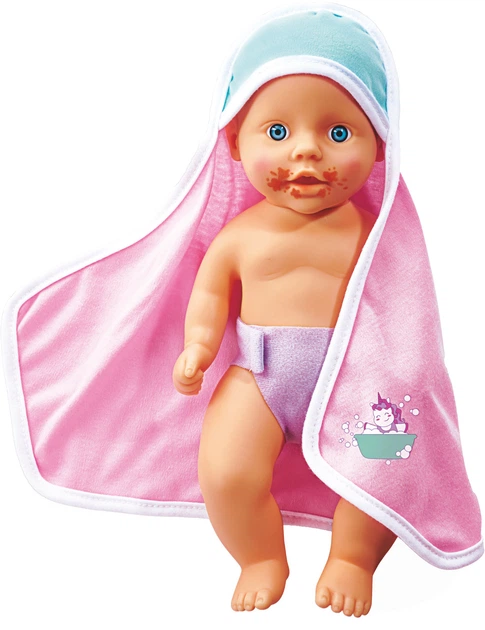 Lalka bobas Simba NBB Kąpanie 30 cm (5030006) (4006592075200) - obraz 2