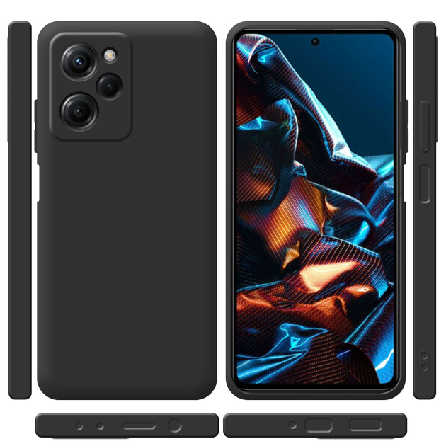 Чехол силиконовый Poco X5 Pro 5G Черный (45867) – фото, отзывы ...