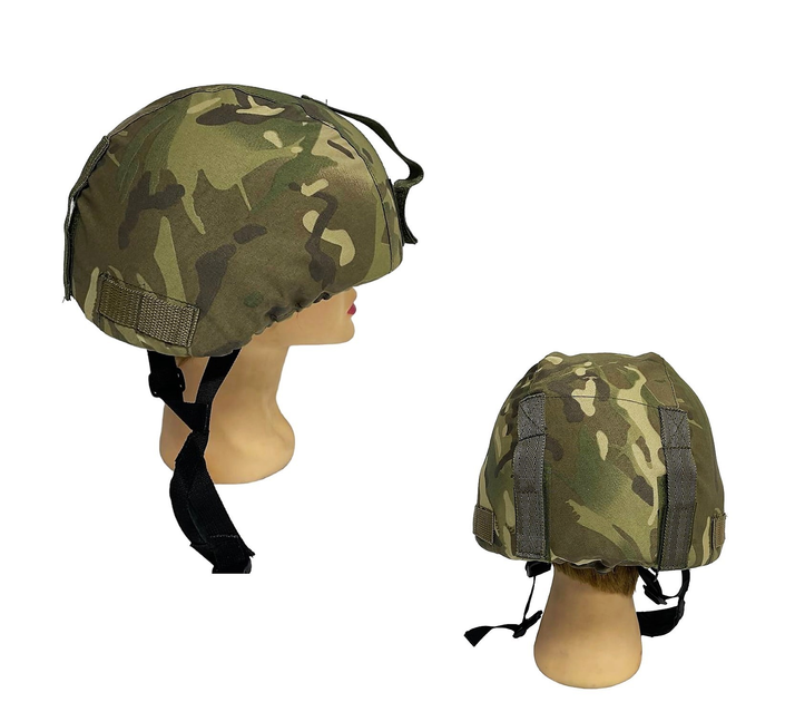 Кавер армійський з кріпленням під окуляри, тактичний чохол на шолом каску ЗСУ, мультикам, M - зображення 1
