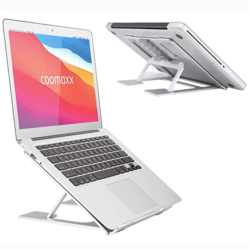 Подставка для ноутбука Coomaxx Laptop Stand Silver - изображение 2