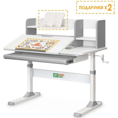 Парта ErgoKids TH-330 Grey (TH-330 W/G) - изображение 3