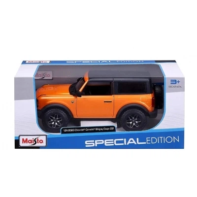 Машина Maisto Ford Bronco (2 Doors Version) оранжевий 1:24 (31530 met. orange) - Фото 8 Машина Maisto Ford Bronco (2 Doors Version) оранжевий 1:24 (31530 met. orange) - изображение 8