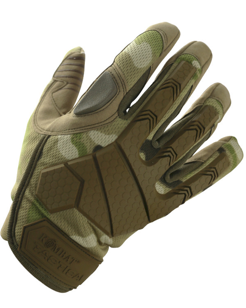 Перчатки тактические военные полевые перчатки тактические KOMBAT UK Tactical Gloves S мультикам TR_kb-atg-btp-s - изображение 1