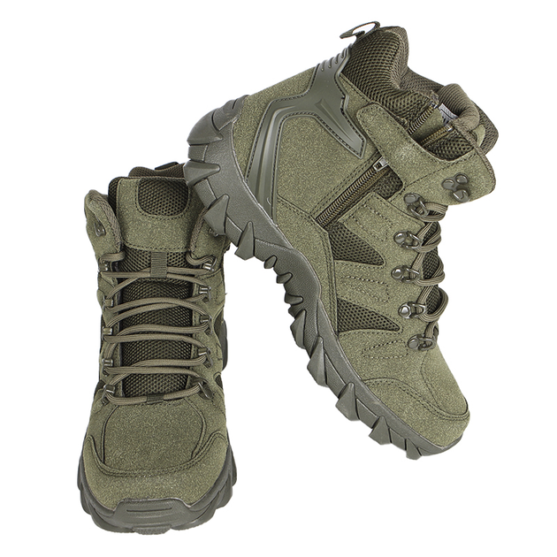 Ботинки тактические Lesko GZ702 Green р.44 мужская дышащая военная обувь taktical TR_9866-42417 - изображение 2