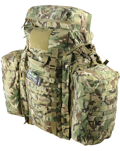 Рюкзак тактический армейский военный KOMBAT UK Tactical Assault Pack 90л мультикам TR_kb-tap-btp - изображение 1