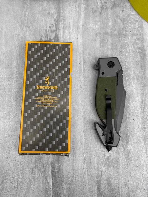 Тактический складной нож Browning полуавтоматический sling - изображение 2