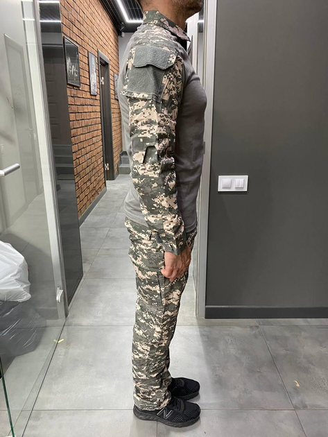 Штани тактичні Yakeda, бавовна, Піксель Нато, розмір XL, з пазами під наколінники, військові штани - зображення 2