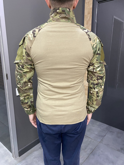 Армейская Кофта Убакс, Мультикам, размер L, с пазами под локти, Yakeda Combat, тактическая рубашка Убакс - изображение 2