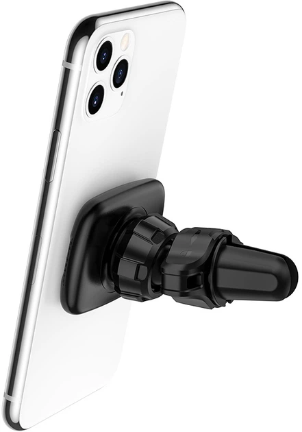 Автотримач для телефона магнітний Hoco CA65 Sagittarius series air outlet magnetic car holder Black (6931474725431) - Фото 5 Автотримач для телефона магнітний Hoco CA65 Sagittarius series air outlet magnetic car holder Black (6931474725431) - зображення 5