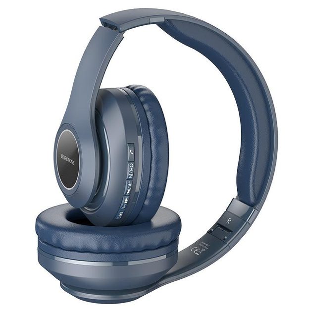 Беспроводные накладные наушники Bluetooth с микрофоном + AUX BOROFONE ...