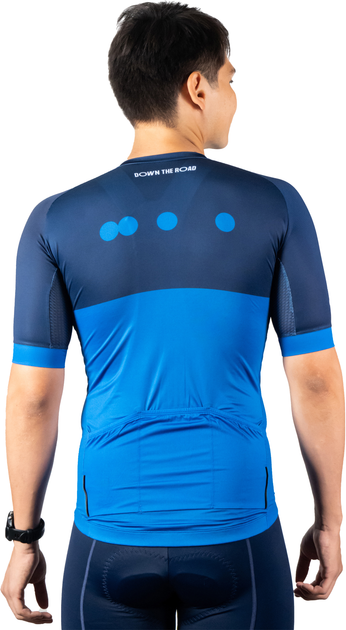 Джерсі Down the Road Peloton чоловічий розмір XL Stormy Blue (23SSJ2PEL/BLU/MXL) - зображення 3