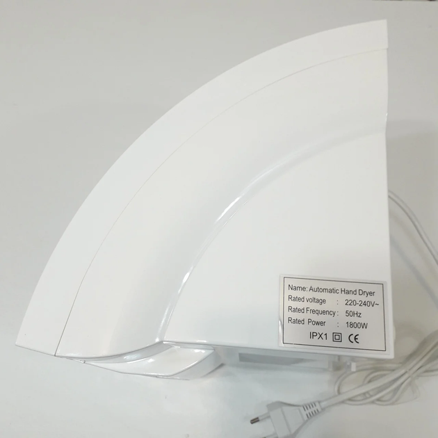 Сушилка для рук Lidz (WHI)-130.01.92 1800 Вт - изображение 4