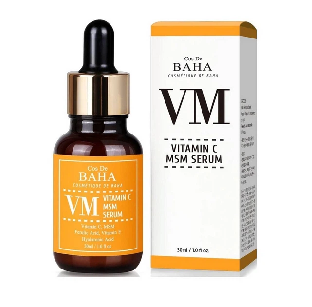 Осветляющая сыворотка Cos De Baha с витамином C Vitamin C MSM Serum 30 мл 8809240318508 - Фото 1 Осветляющая сыворотка Cos De Baha с витамином C Vitamin C MSM Serum 30 мл 8809240318508 - изображение 1