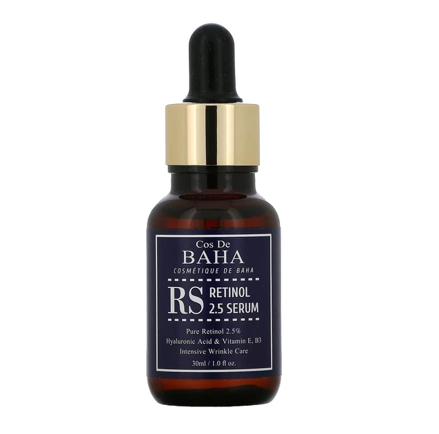 Омолаживающая сыворотка Cos De Baha Retinol 2,5 Serum 30 мл 8809240311677 - изображение 2