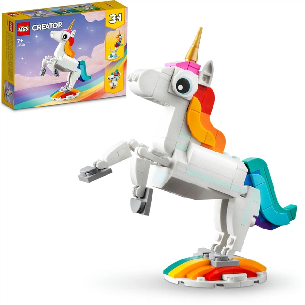 Zestaw klocków LEGO Creator Magiczny jednorożec 145 elementów (31140) - obraz 8