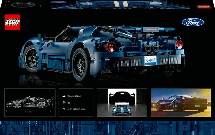 Конструктор LEGO Technic Ford GT&nbsp;2022 1466 деталей (42154) - зображення 7