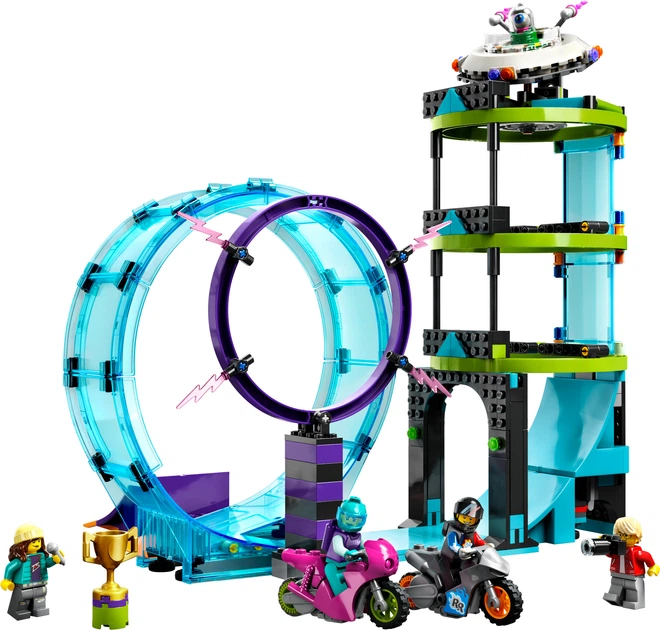 Конструктор LEGO City Stuntz Неймовірне завдання для каскадерів 385 деталей (60361) - зображення 2