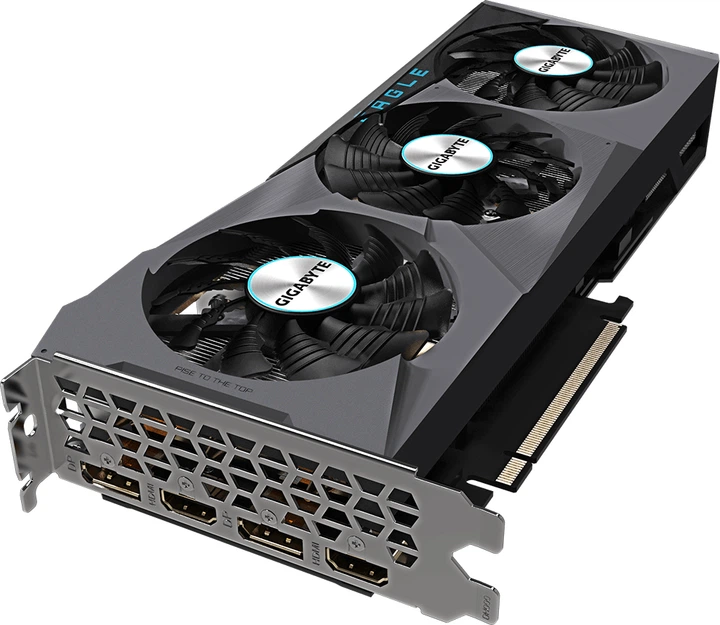 Gigabyte PCI-Ex GeForce RTX 3060 Ti EAGLE OC 8G 8GB GDDR6 (256bit) (1680/19000) (2 x HDMI, 2 x DisplayPort) (GV-N306TXEAGLE OC-8GD) - Zdjęcie 5 Gigabyte PCI-Ex GeForce RTX 3060 Ti EAGLE OC 8G 8GB GDDR6 (256bit) (1680/19000) (2 x HDMI, 2 x DisplayPort) (GV-N306TXEAGLE OC-8GD) - obraz 5