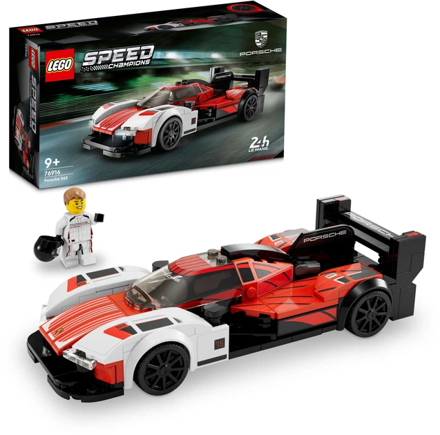 Zestaw klocków LEGO Speed Champions Porsche 963 280 elementów (76916) - obraz 9