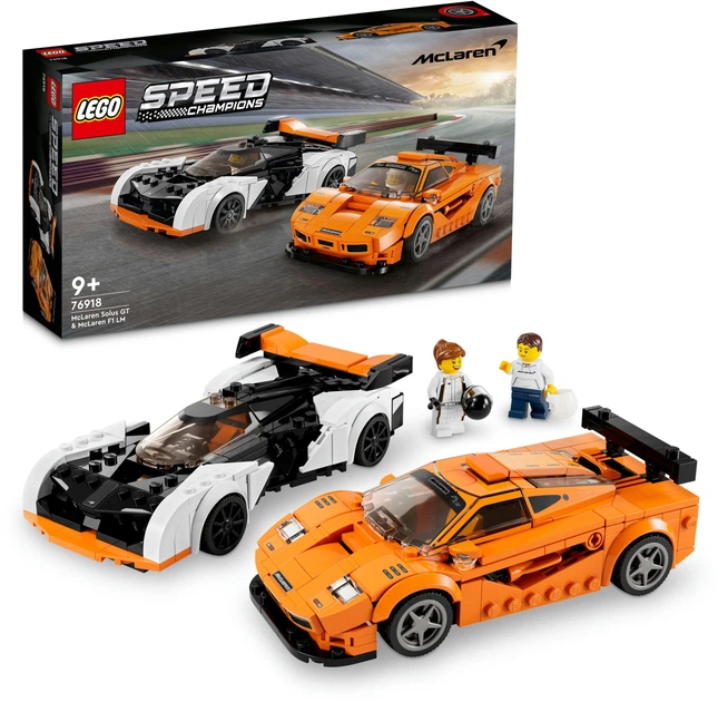 Zestaw klocków LEGO Speed Champions McLaren Solus GT i McLaren F1 LM 581 element (76918) - obraz 9