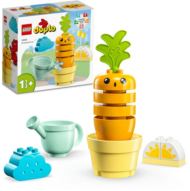 Zestaw klocków LEGO DUPLO My First Rosnąca marchewka 11 elementów (10981) - obraz 6