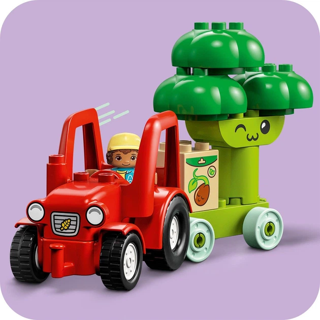 Конструктор LEGO DUPLO My First Трактор для вирощування фруктів та овочів 19 деталей (10982) - зображення 5