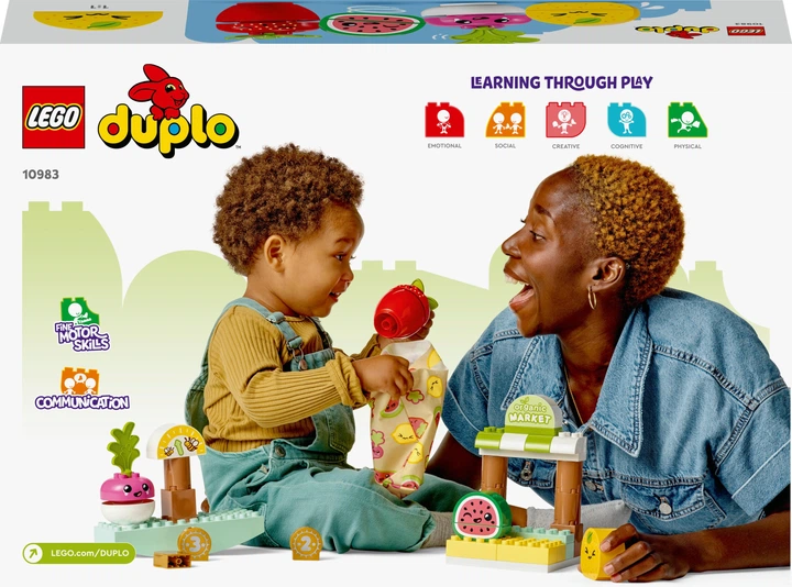 Zestaw klocków LEGO DUPLO Mój pierwszy targ ekologiczny 40 części (10983) - obraz 7