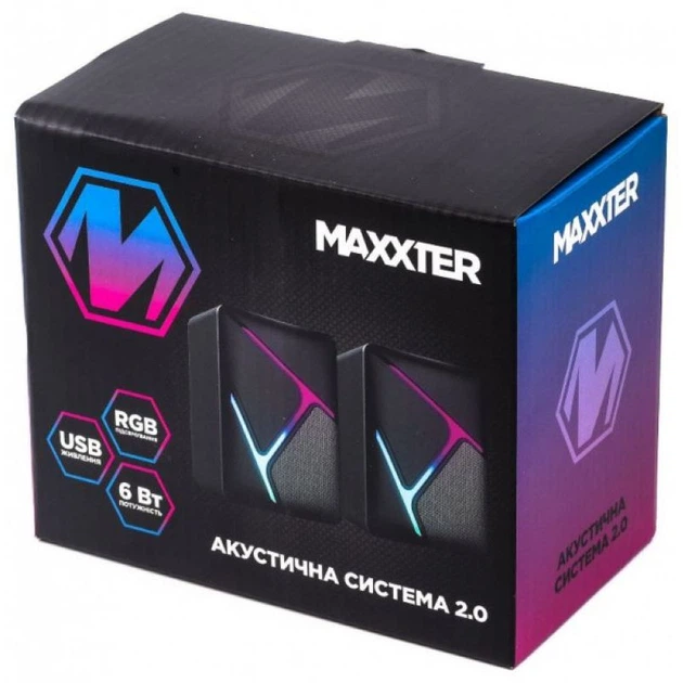 Акустична система Maxxter CSP-U004RGB - Фото 5 Акустична система Maxxter CSP-U004RGB - изображение 5