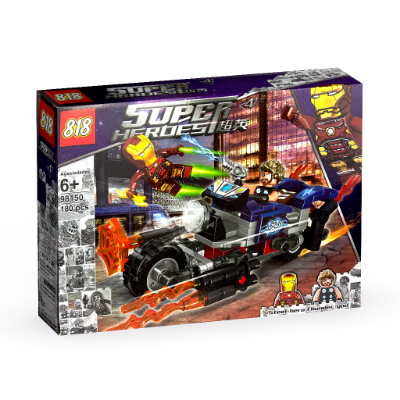 Конструктор Marvel Мстители , Железный Человек Vs Хлист (180 дет.) 98150-1 - изображение 2