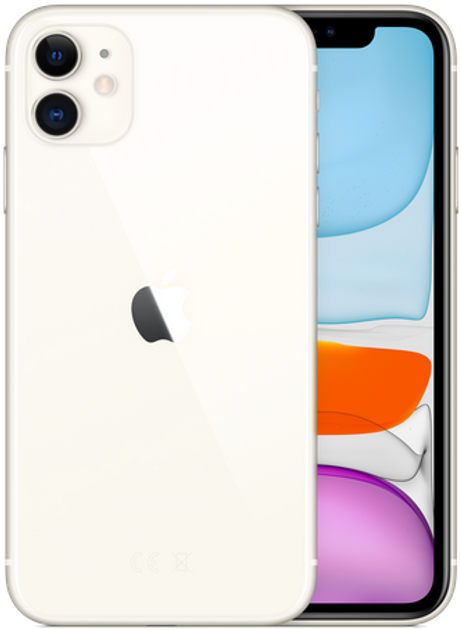 Smartfon Apple iPhone 11 64GB White (MHDC3) - obraz 2