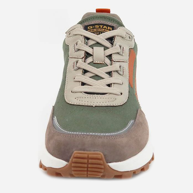 Buty sportowe męskie G-Star Raw Theq Run Lgo Cvs 2312-004538-9640 43 Oliwkowe (8720656567871) - obraz 4