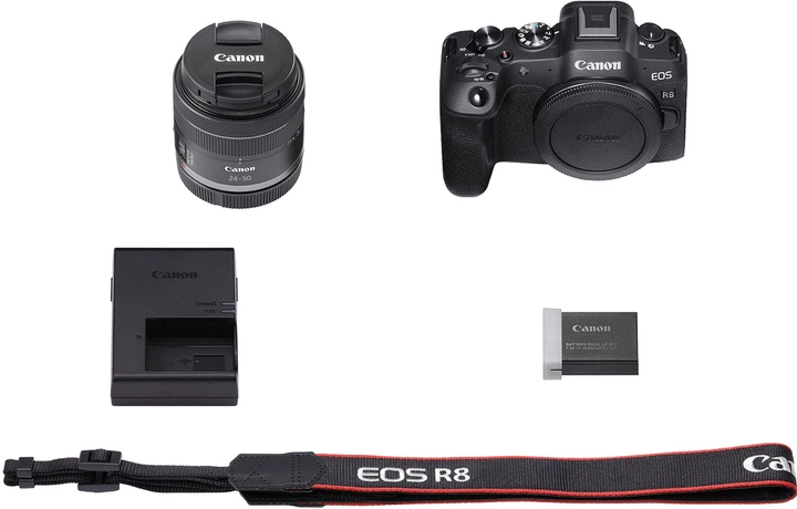 Фотоаппарат Canon EOS R8 RF 24-50mm Black (5803C016AA) купить на