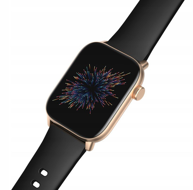 Smartwatch Oromed Smartwatch Oro Smart Fit 6 Czarny/Złoty (AKGOROSMA0027) - obraz 5