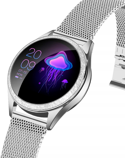 Смарт-годинник Oromed Smartwatch OroMed Oro Smart Crystal Silver (AKGOROSMA0019) - зображення 2