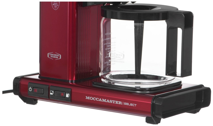 Ekspres do kawy przelewowy Moccamaster KBG Select Red Metallic - obraz 3