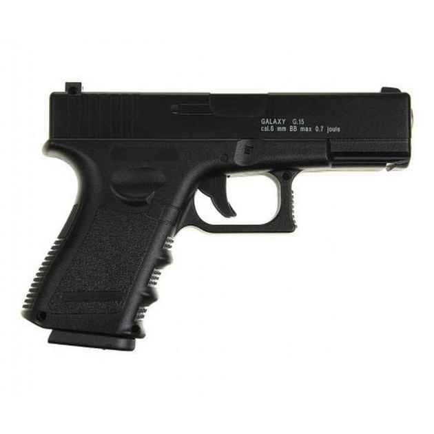 Игрушечный пистолет на пульках "Glock 17" Galaxy G15 металл черный ...