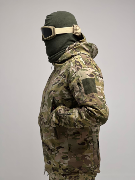 Куртка тактическая Soft Shell на флисе, размер XL - изображение 2