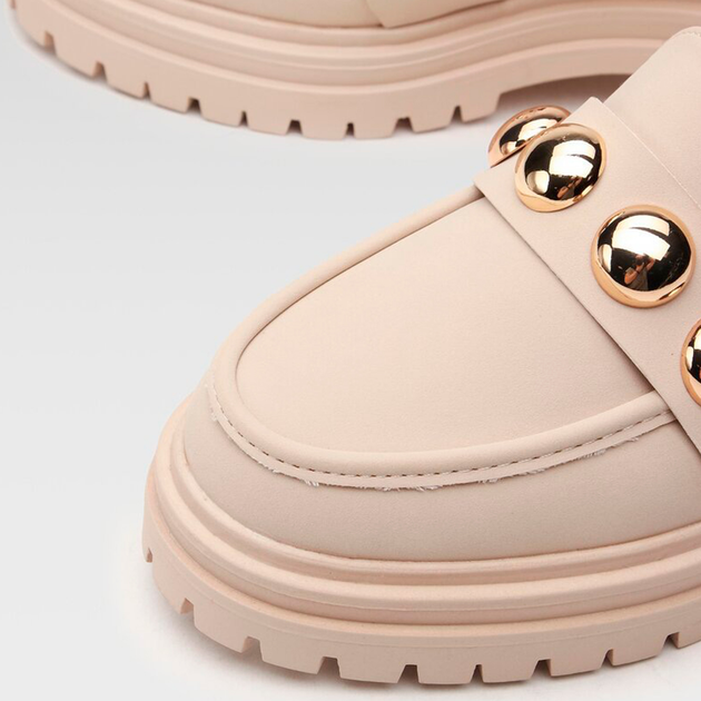 Жіночі лофери DeeZee Modern Time WS5195-31 37 23.5 см Beige (5904862550138) - зображення 5