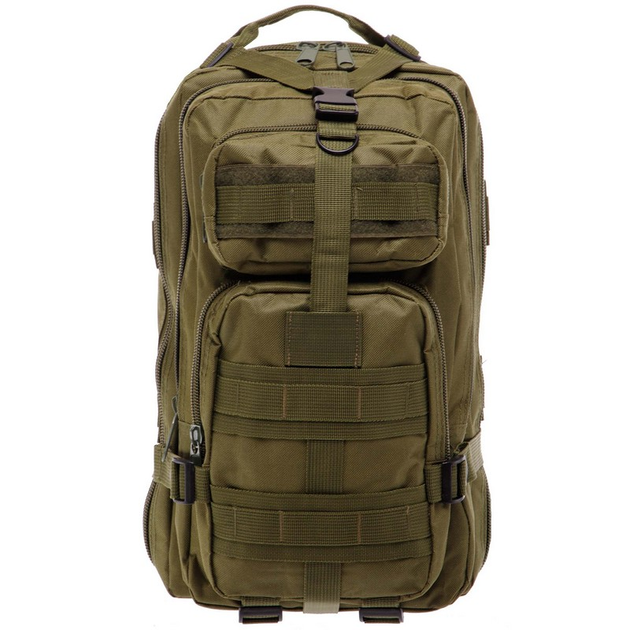 Рюкзак тактический рейдовый SILVER KNIGHT TY-7401 размер 42х21х18см 35л цвет Оливковый - изображение 2