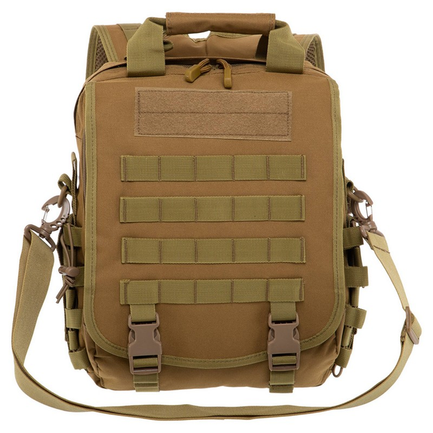 Рюкзак тактический штурмовой Military Rangers ZK-9108 размер 28х12х48см 16л цвет Хаки - изображение 2