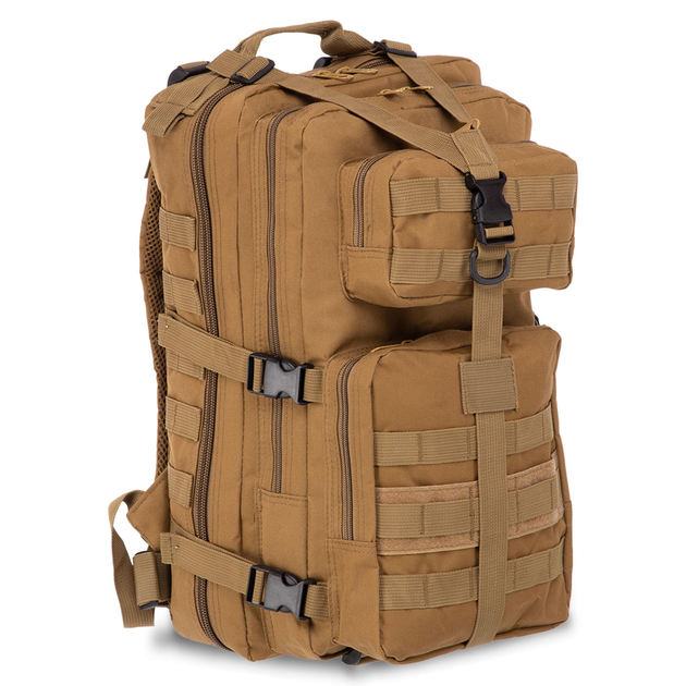Рюкзак тактический рейдовый SP-Sport ZK-5509 размер 50х28х25см 35л цвет Хаки - изображение 1