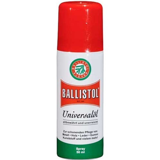 Засіб по догляду за зброєю, олія Ballistol 21450 Universalol 50 мл спрей - зображення 1